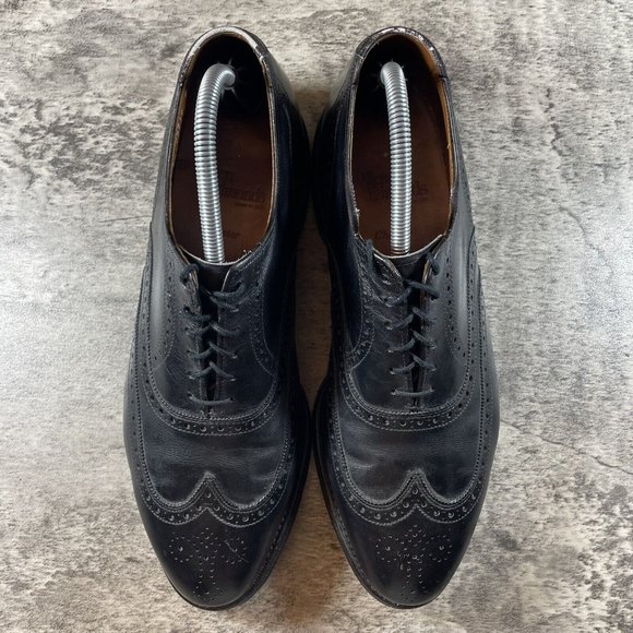 Allen Edmonds Chester Black Oxfords Dress Shoes Mens Size 10 - Picture 6 of 9